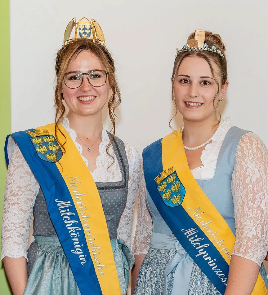 Die beiden Milchköniginnen aus Niederösterreich